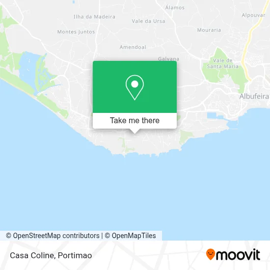 Casa Coline map