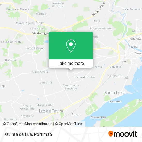 Quinta da Lua map