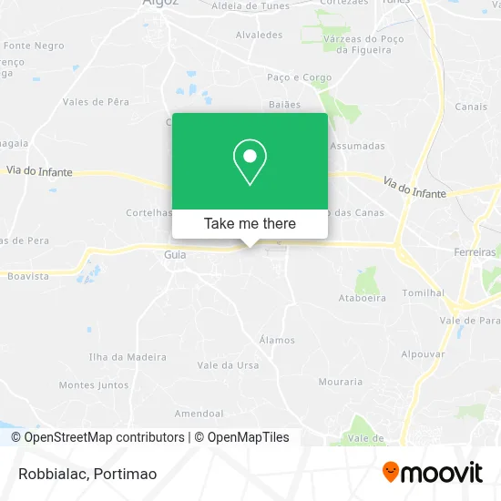 Robbialac map