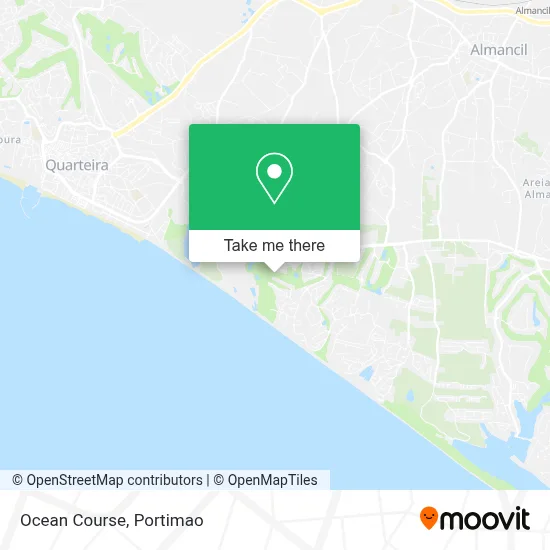 Ocean Course map