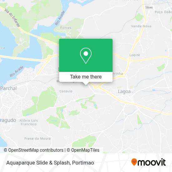 Aquaparque Slide & Splash map