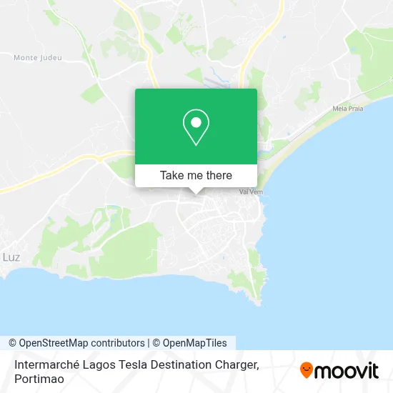 Intermarché Lagos Tesla Destination Charger map