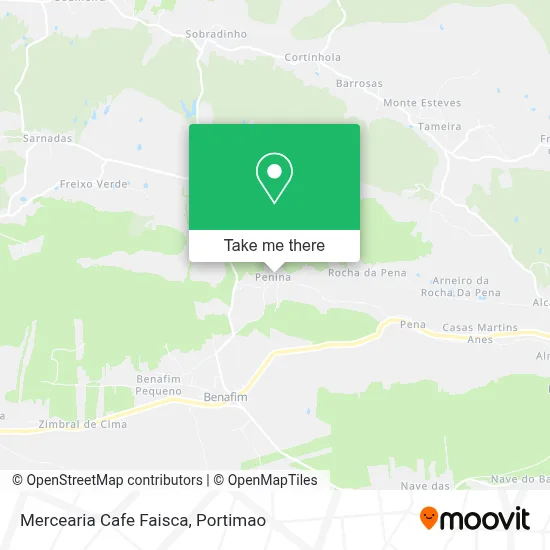 Mercearia Cafe Faisca map
