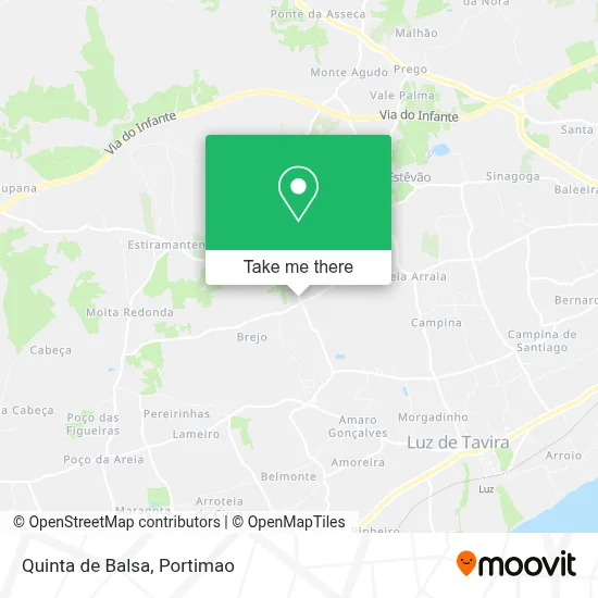 Quinta de Balsa map