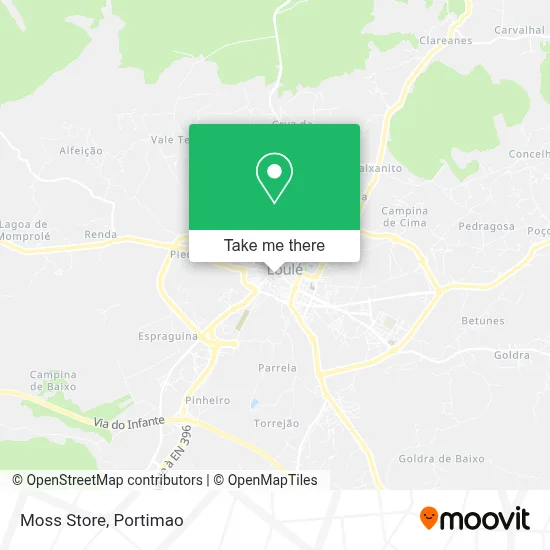 Moss Store map