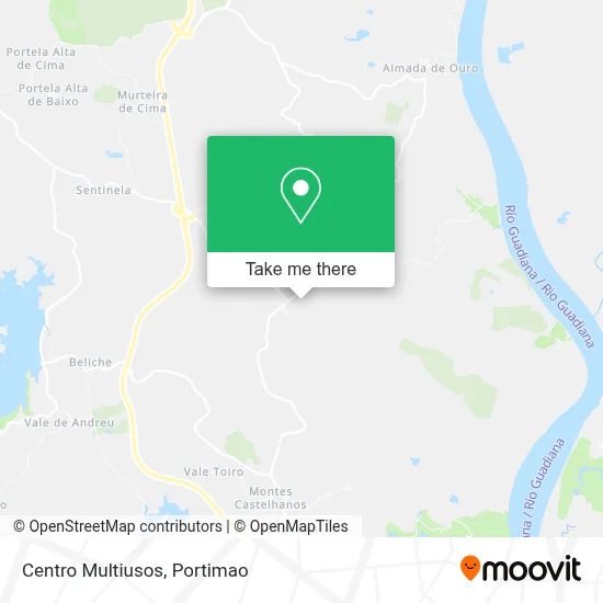 Centro Multiusos map