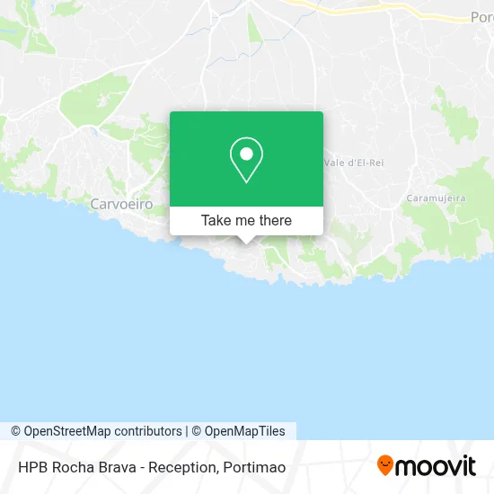 HPB Rocha Brava - Reception map