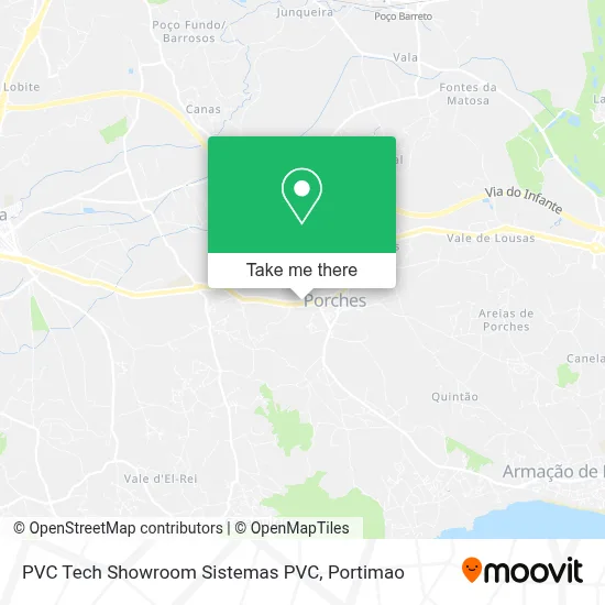PVC Tech Showroom Sistemas PVC map