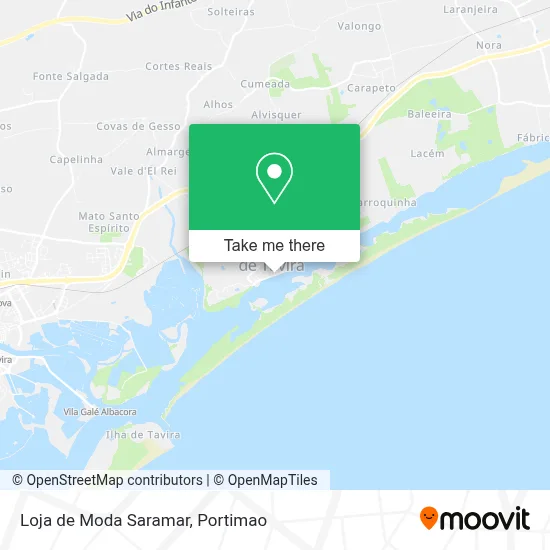 Loja de Moda Saramar map