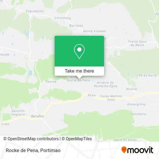 Rocke de Pena map