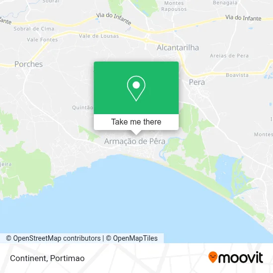 Continente map