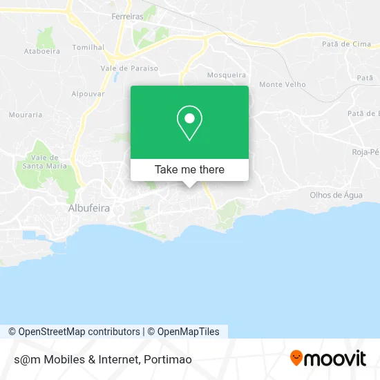 s@m Mobiles & Internet map