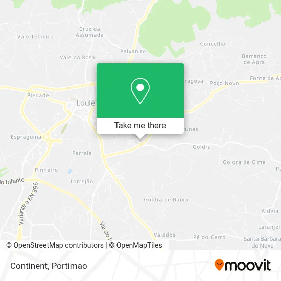 Continente map