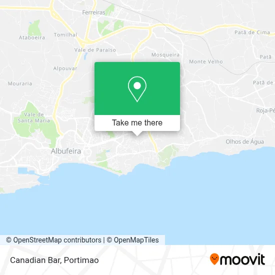 Canadian Bar map
