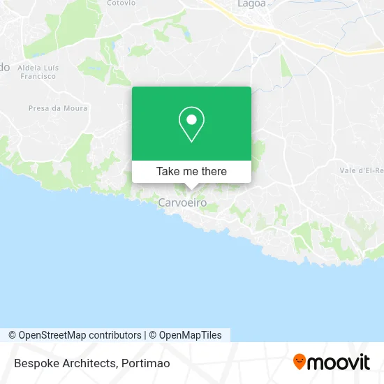 Bespoke Architects map