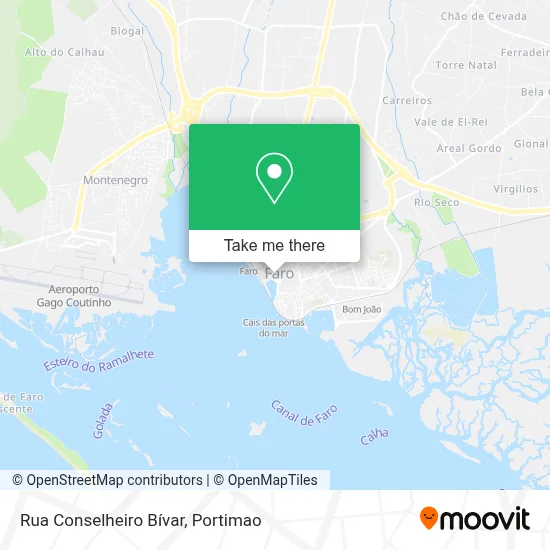 Rua Conselheiro Bívar map
