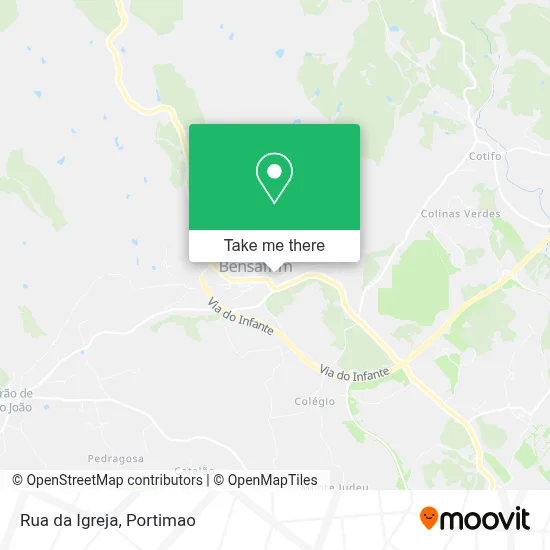 Rua da Igreja map