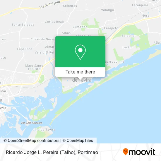 Ricardo Jorge L. Pereira (Talho) map