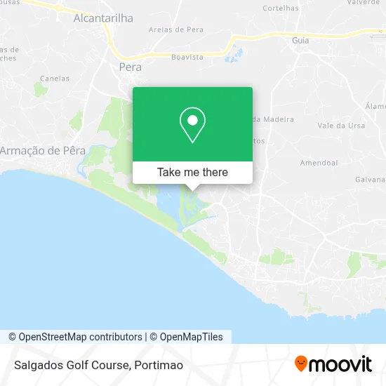 Salgados Golf Course map