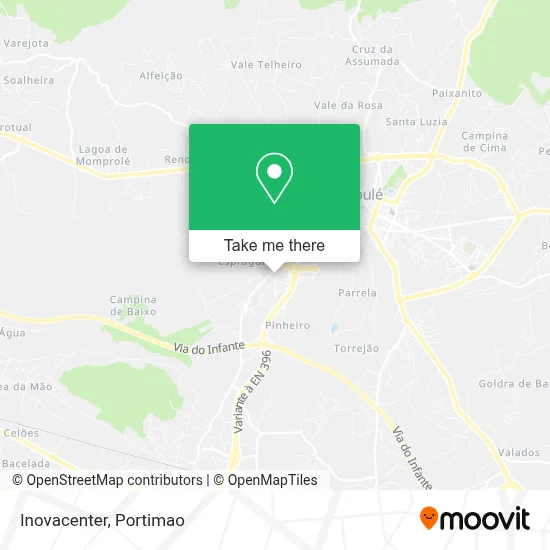 Inovacenter map