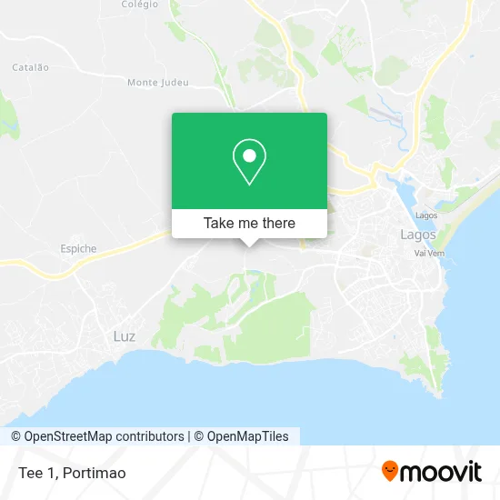 Tee 1 map