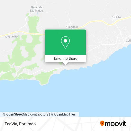 EcoVia map