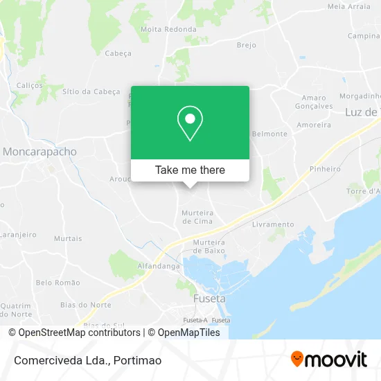 Comerciveda Lda. map