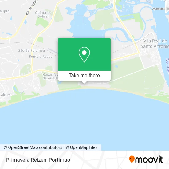 Primavera Reizen map