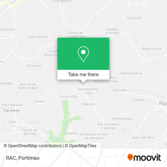 RAC mapa