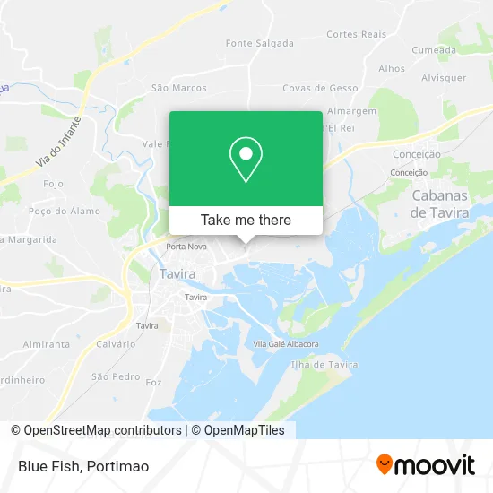 Blue Fish map