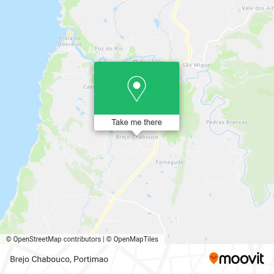 Brejo Chabouco map