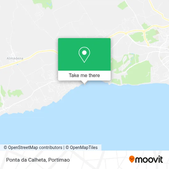Ponta da Calheta map