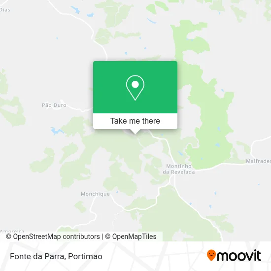 Fonte da Parra map
