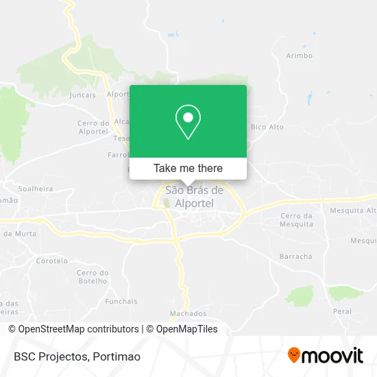 BSC Projectos map