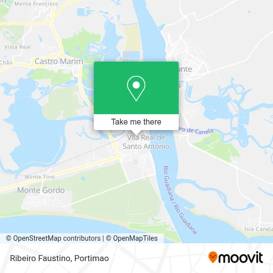 Ribeiro Faustino map