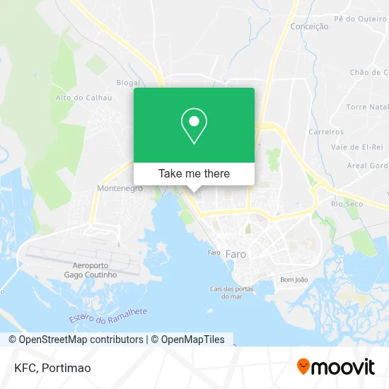 KFC map