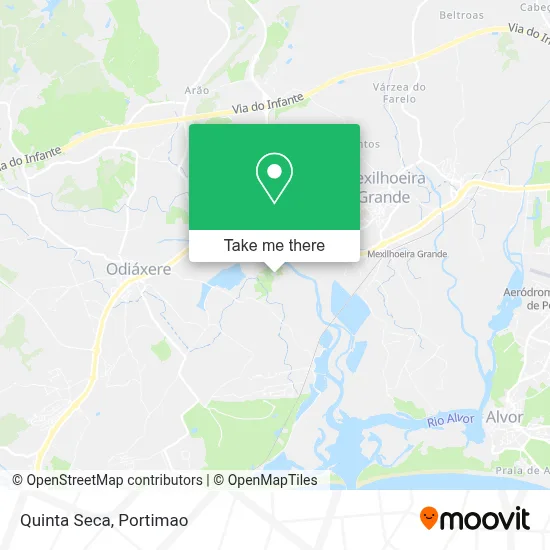 Quinta Seca map