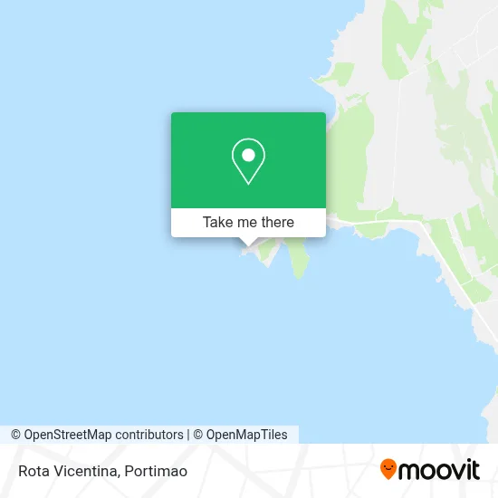 Rota Vicentina map
