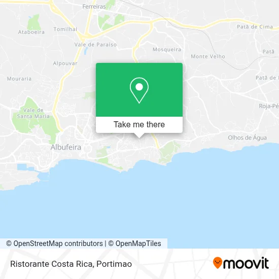 Ristorante Costa Rica map
