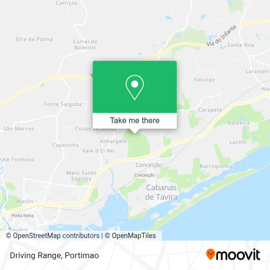 Driving Range map