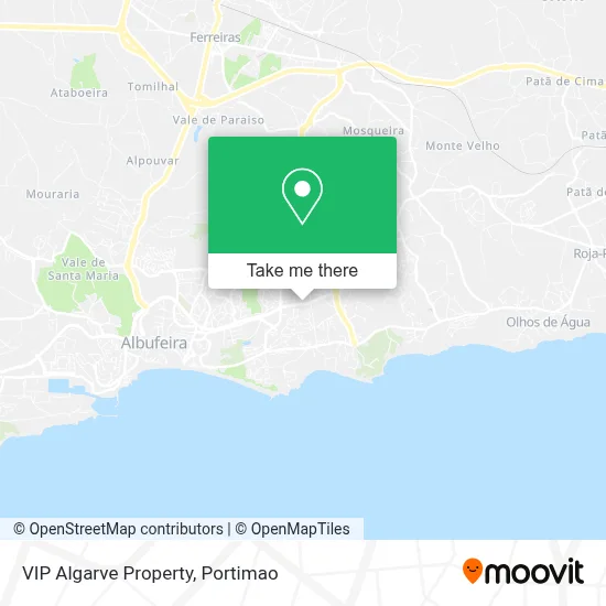 VIP Algarve Property map