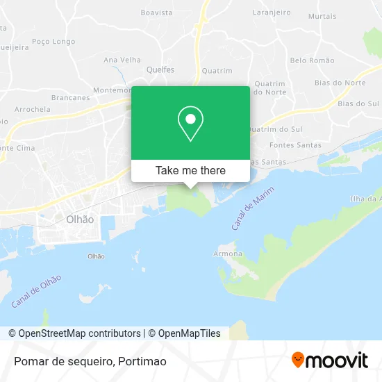 Pomar de sequeiro map