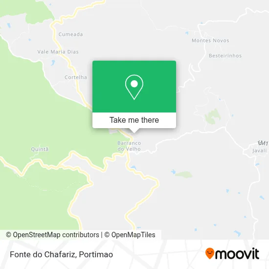 Fonte do Chafariz map
