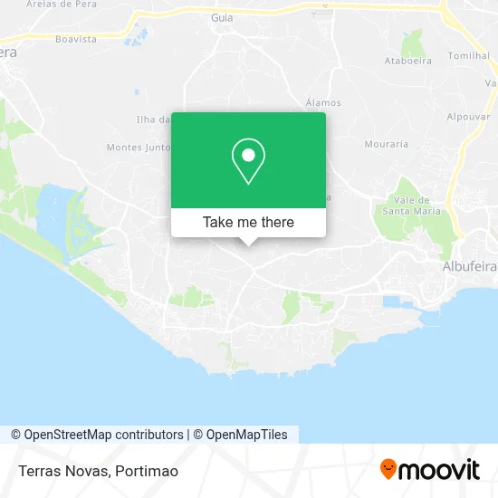 Terras Novas map
