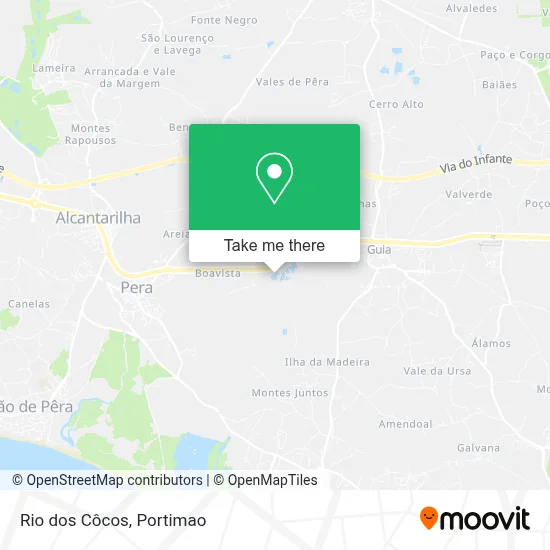 Rio dos Côcos map