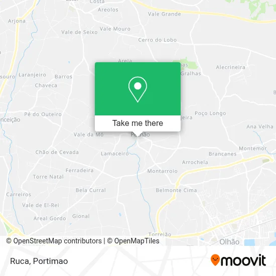Ruca mapa