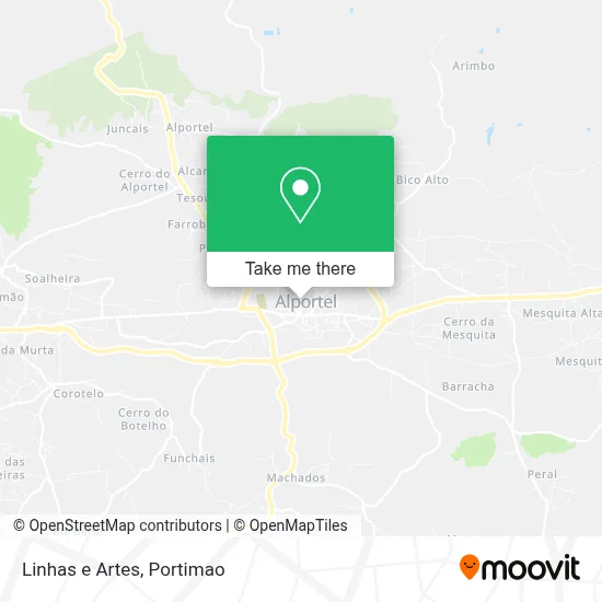Linhas e Artes map