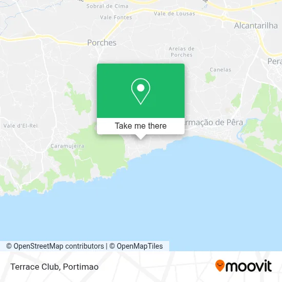 Terrace Club map