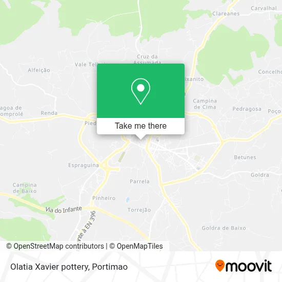 Olatia Xavier pottery map