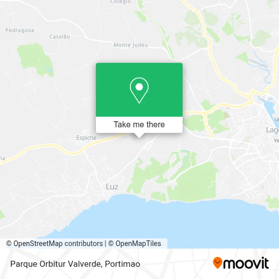 Parque Orbitur Valverde map